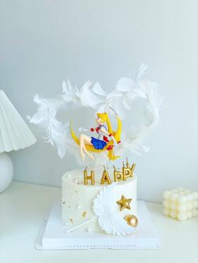 1027CAKE | 梦幻羽毛 美少女蛋糕