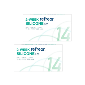 【双周抛】「西安保税仓发货」 Refrear silicone 透明片双周抛  一盒6片装  硅水凝胶材质