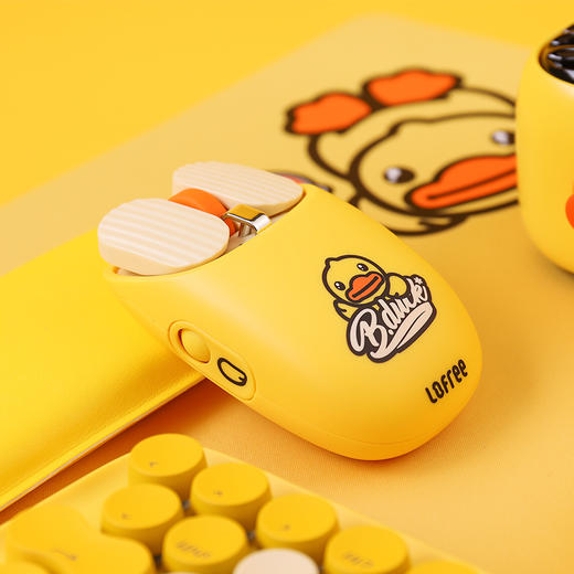 LOFREE 洛斐薯片小黄鸭限定蓝牙鼠标 [福利品] 商品图0