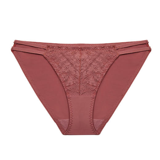 奶糖派思慕配套蕾丝细带内裤女士三角裤轻薄清爽透气速干 商品图1