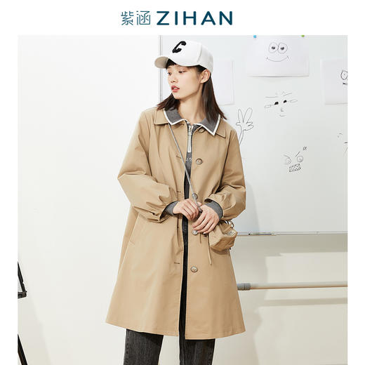 紫涵	长装风衣Z1Z07BS236 商品图2