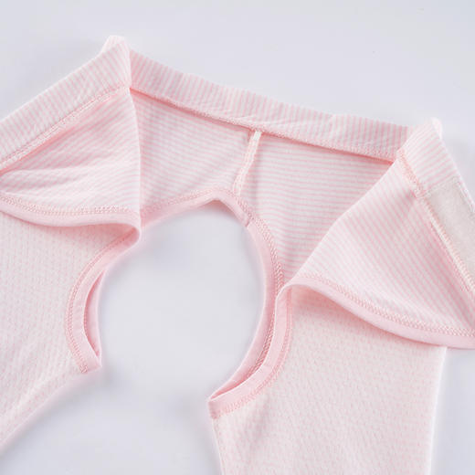 英氏-内衣类（秋）C9粉树叶提花和袍 樱桃粉 商品图2