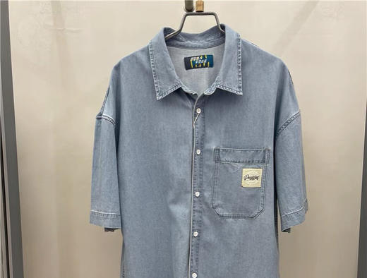 Jasonwood/坚持我的 2021夏季新款男装短袖休闲衬衫潮 211005501 商品图2