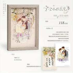 【现货】梦图记 《穿堂惊掠琵琶声》原著衍生周边 相框亚克力摆件