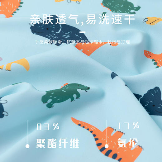 贝贝怡儿童泳衣男童泳裤夏季分体游泳衣小宝宝速干温泉游泳套装备212P2433 商品图13