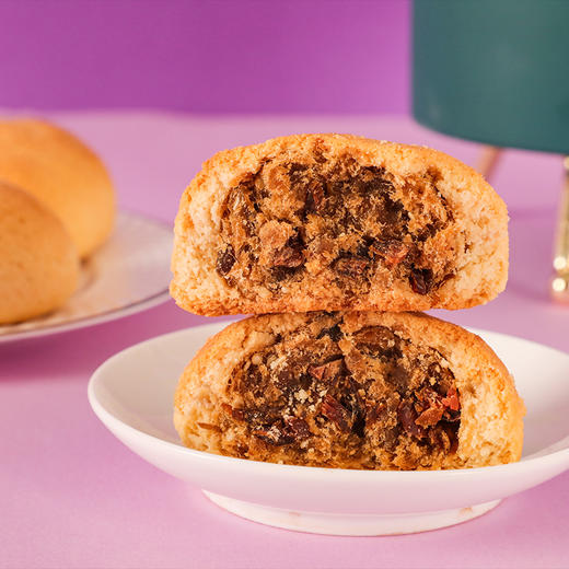 直播 海鹏新品牛肉干月饼70g*5枚 商品图4