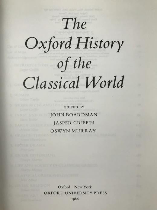 牛津古典世界史（1986） 数百幅插图 精装16开 商品图3