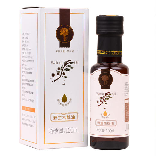 桂花甲牌野生核桃油100ml/盒 商品图0