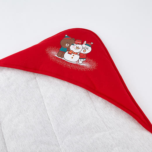 英氏21新款婴儿LF森林大抱被宝宝柔软大豆棉包被YEBAJ01014A 商品图3