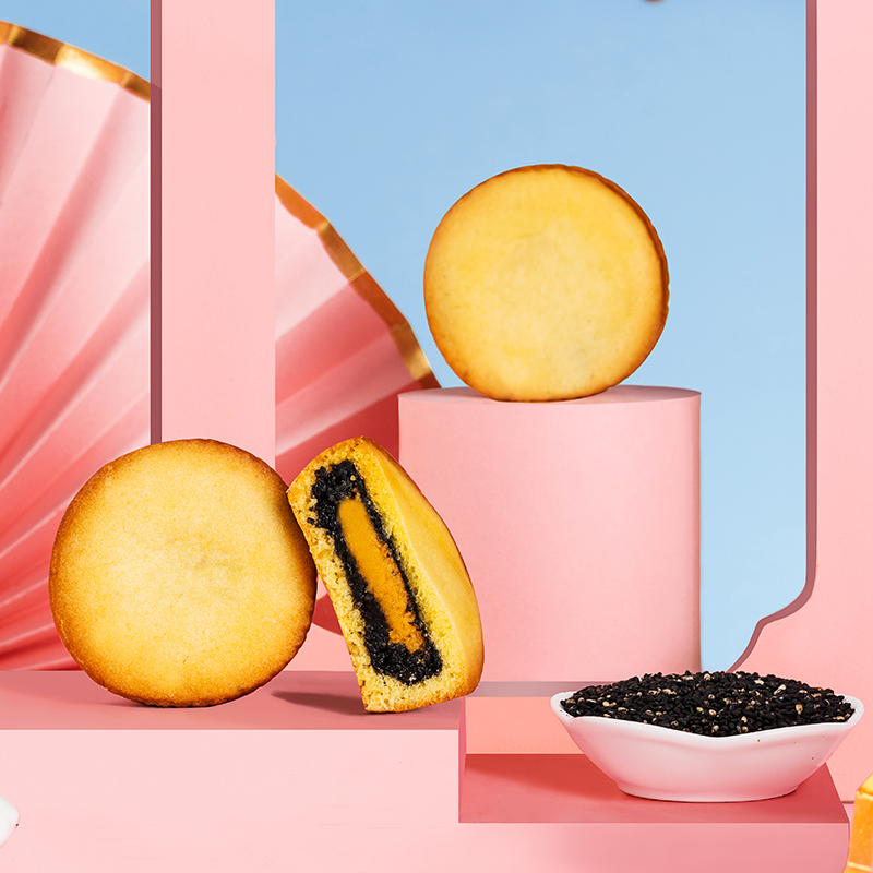 【5折抢】黑芝麻蛋月烧