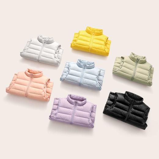 胖胖象儿童轻薄款羽绒服马甲 商品图6