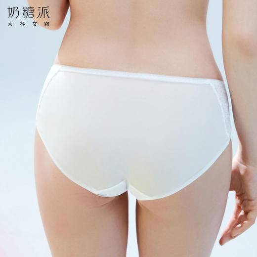 奶糖派轻语蕾丝配套内裤女士三角小裤轻薄透气凉爽 商品图4