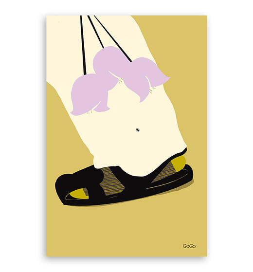 GOGO『In Yellow』竖版装饰画 商品图0