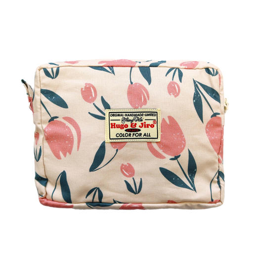 HUJI祤集Motley收纳包插画可爱花朵 商品图0