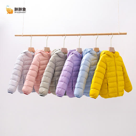 胖胖象儿童轻薄款羽绒服马甲 商品图14