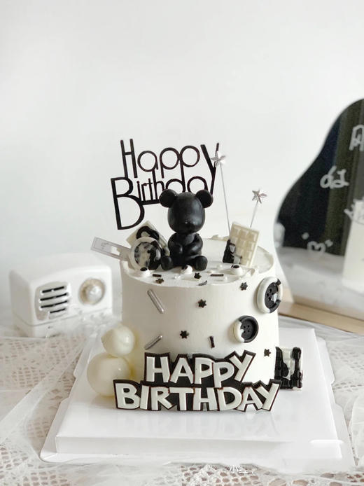 巧克力网红暴力熊，可与杯子蛋糕组合 商品图0