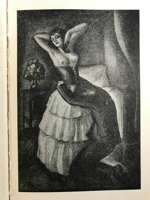 限量版 1930年 皮埃尔·卢维《女人与木偶》 威廉·西格尔8幅插图 精装18开 商品图7