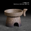 粗陶茶漏泡茶隔茶斗托底座套装茶滤茶具用品配件陶瓷漏茶器过滤器 商品缩略图4