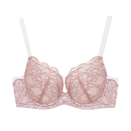 奶糖派 花语叶易选杯型大罩杯文胸 圆润上托丝滑牛奶丝体感舒适圆盘半球木瓜 商品图1