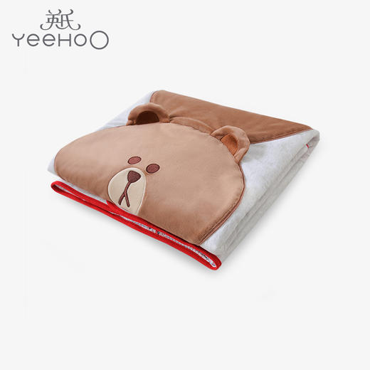 英氏婴儿小被子宝宝新款柔软透气盖被21秋冬新款YEBBJ01008A 商品图0