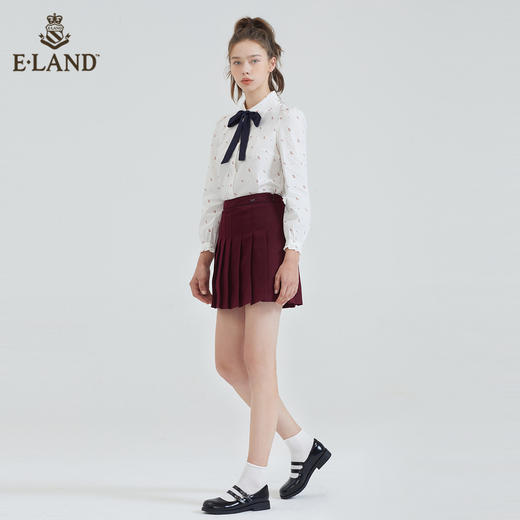 衣恋	娃娃领可爱甜美印花衬衫女 EEYWB38C3M 商品图1