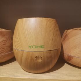 YOHE香薰机RY35C木纹加湿器助眠精油灯家用卧室香薰