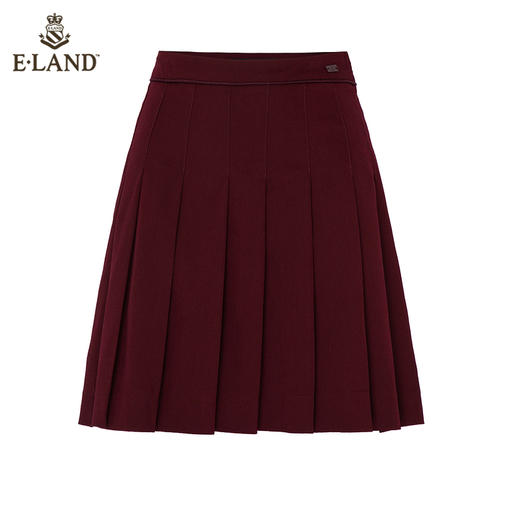 衣恋	小个子时尚学院A字版型百褶裙半身裙 EEWHB38H2C 商品图4