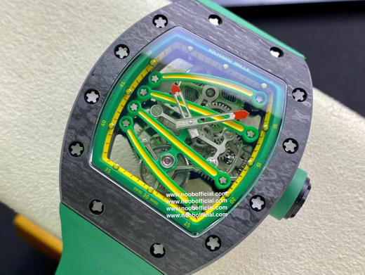 理查德米勒Richard Mille RM59-01 陀飞轮 绿蜥蜴强势来袭！！！1⃣️ 世界百米冠军 约翰·布雷克Yohan Blake 2⃣️ 第一硬汉 西尔维斯特·史泰 商品图5