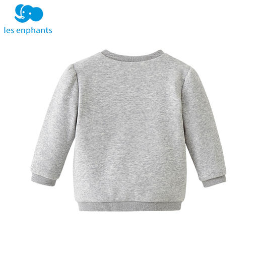 丽婴房童衣冬装女童加厚夹棉针织绣花套头衫打底衣01C40002092 商品图2