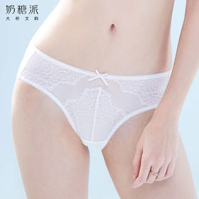 奶糖派轻语蕾丝配套内裤女士三角小裤轻薄透气凉爽