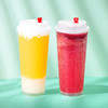 喇叭花80口径奶茶杯一次性带盖高透加厚奶茶杯注塑杯500ml奶茶杯100套 商品缩略图1