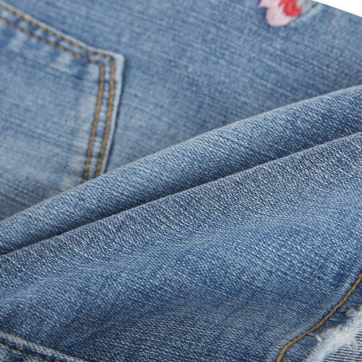 Levi's 李维斯 童装女童短裙夏季新款儿童牛仔裙子牛仔半裙 尼罗蓝 LV2022114 商品图4