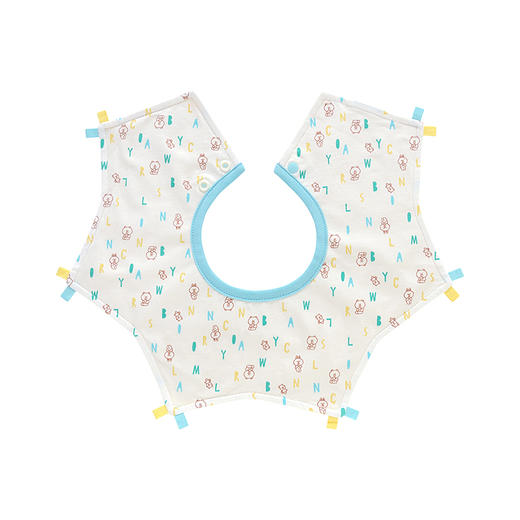 英氏婴儿口水肩新生儿小围嘴按扣口水巾可360度旋转YLSBJ01004A YLSBJ01005A 商品图6