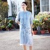 佐尔美夏款新款宽松古风桑蚕丝真丝连衣裙E12LS109 商品缩略图1