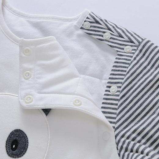 英氏婴儿分腿长袖睡袋男女宝熊猫图案夹棉睡袋防踢被YESFJ01014A 商品图5