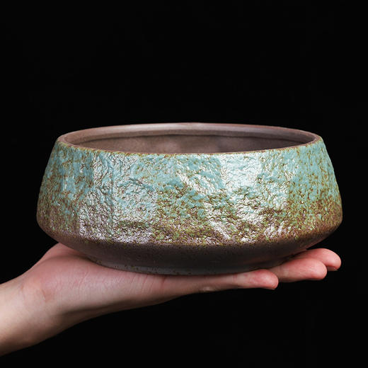 笔洗茶洗茶渣缸大号陶瓷家用洗茶碗水盂仿古功夫茶具配件粗陶创意 商品图3