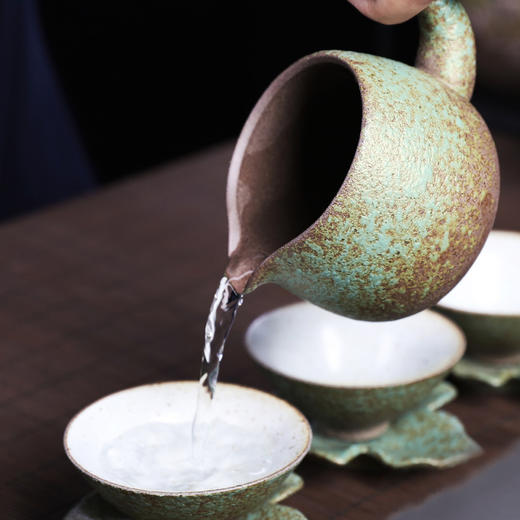 粗陶瓷公道杯功夫茶具手抓茶海日式分茶器茶道匀公杯个性创意仿古 商品图1