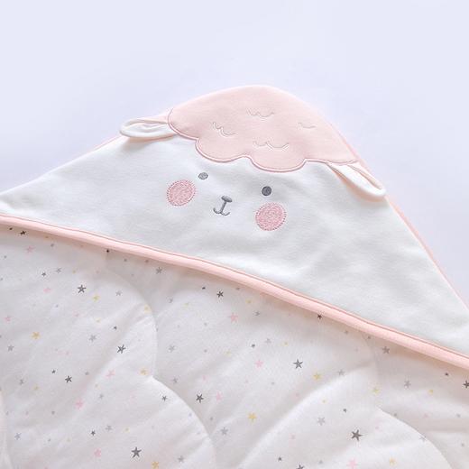 英氏婴儿连帽抱被新品大包被夹棉加厚盖被防惊跳襁褓YEBAJ31016A YEBAJ31018A 商品图10