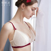 奶糖派西西里酒红超薄显小不凸点蕾丝三角杯大杯文胸内衣 商品缩略图2