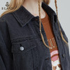 衣恋	宽松时髦复古短款长袖牛仔外套 EEJJB38C1M 商品缩略图2
