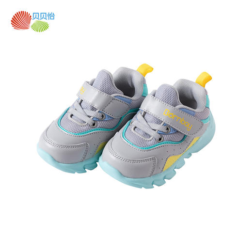 贝贝怡女童运动鞋秋季新款男童网鞋子宝宝软底儿童防滑学步鞋213X318 商品图10