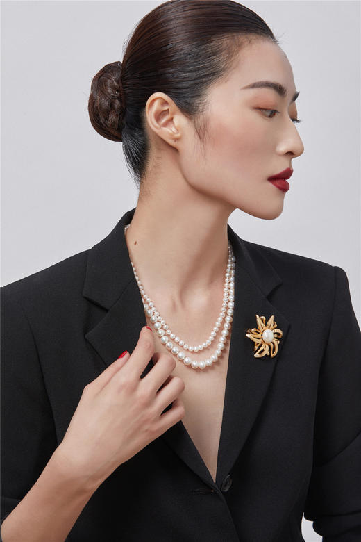 Pearl moments 维多利亚宫廷款 2号 双层珍珠项链 商品图2