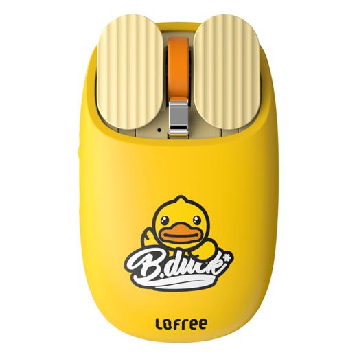 LOFREE 洛斐薯片小黄鸭限定蓝牙鼠标 [福利品] 商品图3