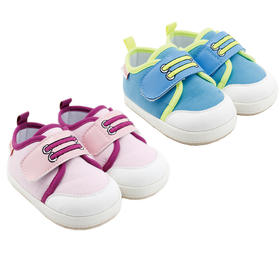 比士尼春秋款单鞋男女童鞋婴儿鞋宝宝鞋透气休闲鞋魔术贴