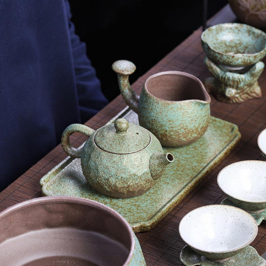 粗陶瓷公道杯功夫茶具手抓茶海日式分茶器茶道匀公杯个性创意仿古 商品图3