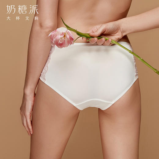 奶糖派软云罗马假日配套内裤女士三角裤清爽速干低腰内裤少女内裤 商品图4