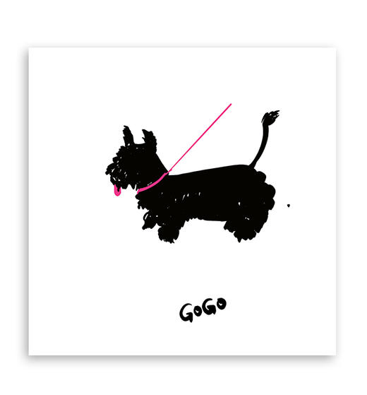 GOGO『狗』方形装饰画 商品图0