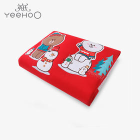 英氏婴儿加厚被子宝宝柔软盖被被芯被套秋冬新款YEBBJ31007A