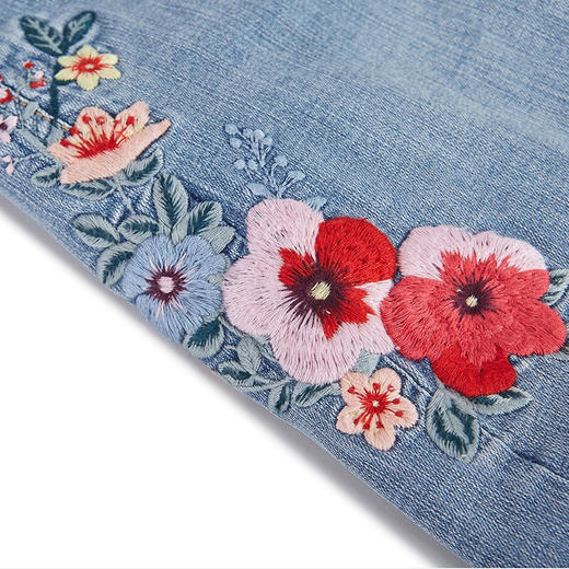 Levi's 李维斯 童装女童短裙夏季新款儿童牛仔裙子牛仔半裙 尼罗蓝 LV2022114 商品图3