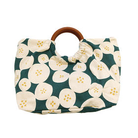 HUJI祤集Noble手提包插画圆圈十字花